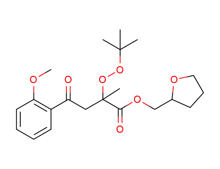(tetrahydrofuran-2-yl)methyl 2-(tert-butylperoxy)-4-(2-methoxyphenyl)-2-methyl-4-oxobutanoate