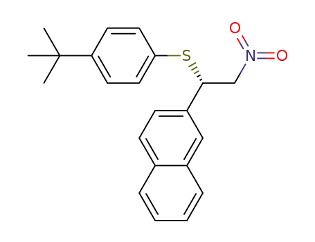 (S)-(4-(tert-butyl)phenyl)(1-(naphthalen-2-yl)-2-nitroethyl)sulfide