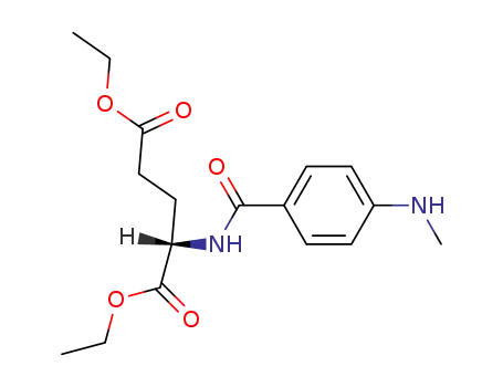 N-(p-Methylaminobenzoyl)glutamic acid diethyl ester