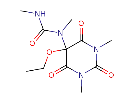 N-(5-ethoxy-1,3-dimethyl-2,4,6-trioxo-hexahydro-pyrimidin-5-yl)-N,N'-dimethyl-urea