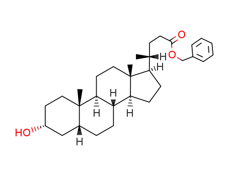 benzyl (R)-4-((3R,5R,8R,9S,10S,13R,14S,17R)-3-hydroxy-10,13-dimethylhexadecahydro-1H-cyclopenta[a]phenanthren-17-yl)pentanoate
