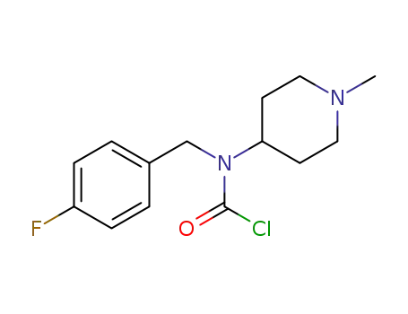 (4-fluorobenzyl)(1-methylpiperidin-4-yl)carbamoyl chloride