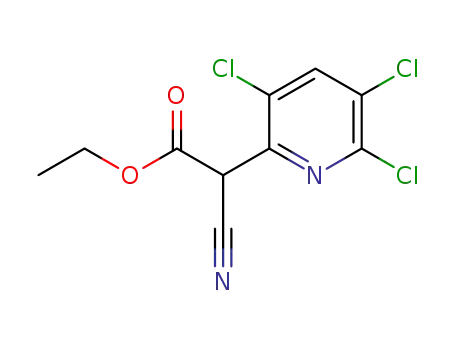 ethyl 2-cyano-2-(3,5,6-trichloropyridin-2-yl)acetate