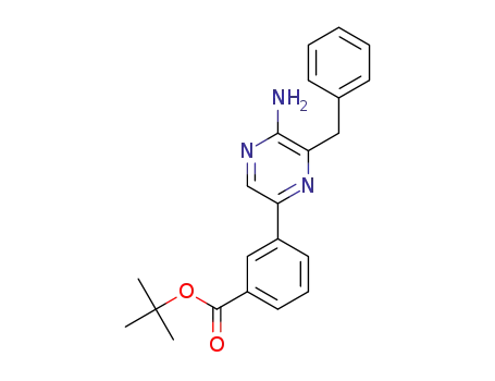 tert-butyl 3-(5-amino-6-benzylpyrazin-2-yl)benzoate