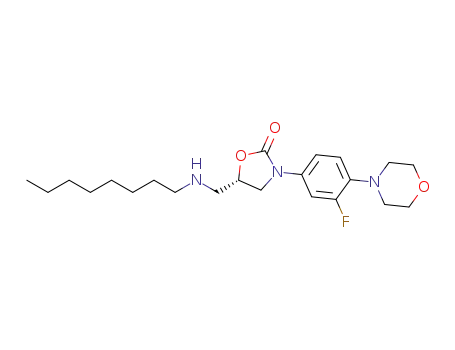 (S)-3-(3-fluoro-4-morpholinophenyl)-5-((octylamino)methyl)oxazolidin-2-one