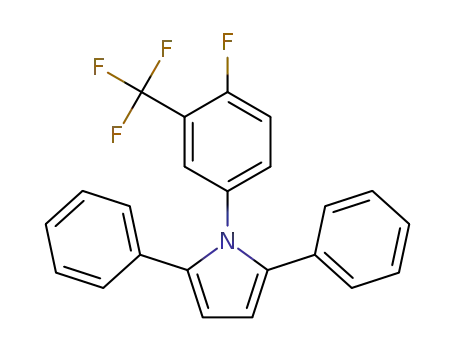 1-(4-fluoro-3-(trifluoromethyl)phenyl)-2,5-diphenyl-1H-pyrrole