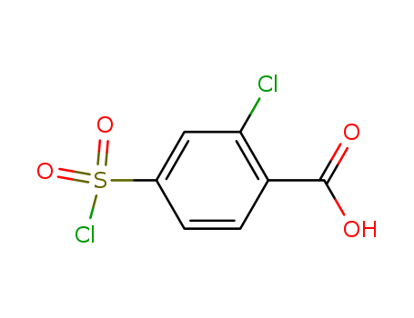 Benzoicacid, 2-chloro-4-(chlorosulfonyl)-