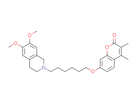 7-{[6-(6,7-dimethoxy-3,4-dihydroisoquinolin-2(1H)-yl)hexyl]oxy}-3,4-dimethyl-2H-chromen-2-one
