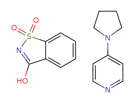 4‐(1‐pyrrolidinyl)pyridinium saccharinate