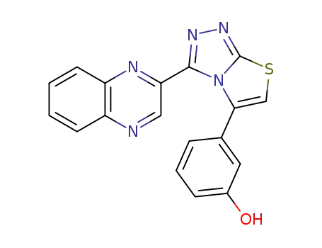 3-(3-(quinoxalin-2-yl)thiazolo[2,3-c][1,2,4]triazol-5-yl)phenol