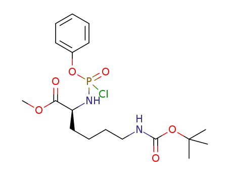 phenyl-(methoxy-N-Boc-L-lysinyl) phosphorochloridate