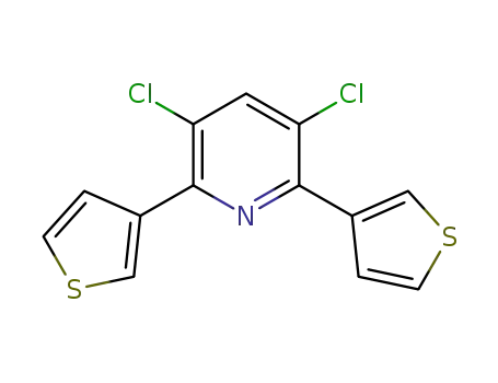 3,5-dichloro-2,6-di(thiophen-3-yl)pyridine