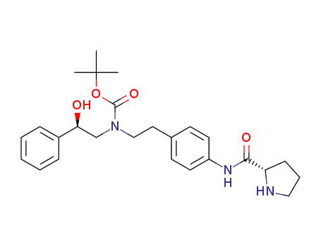 tert-butyl ((R)-2-hydroxy-2-phenylethyl)(4-((S)-pyrrolidine-2-carboxamido)phenethyl)carbamate