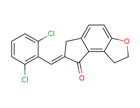 (E)-7-(2,6-dichlorobenzylidene)-1,2,6,7-tetrahydro-8H-indeno[5,4-b]furan-8-one