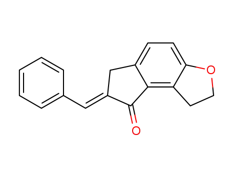 (E)-7-benzylidene-1,2,6,7-tetrahydro-8H-indeno[5,4-b]furan-8-one