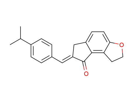 (E)-7-(4-isopropylbenzylidene)-1,2,6,7-tetrahydro-8H-indeno[5,4-b]furan-8-one
