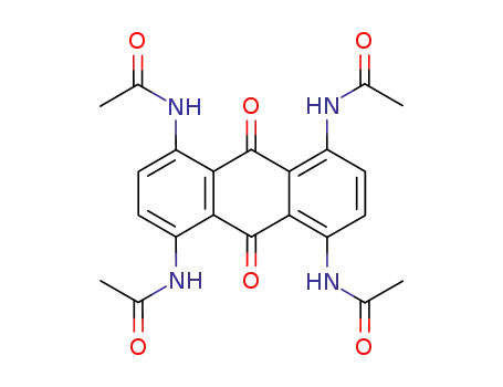 1,4,5,8-tetrakis-acetylamino-anthraquinone