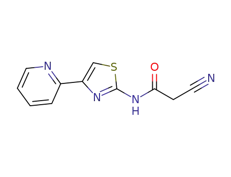 2-cyano-N-(4-(pyridin-2-yl)thiazol-2-yl)acetamide