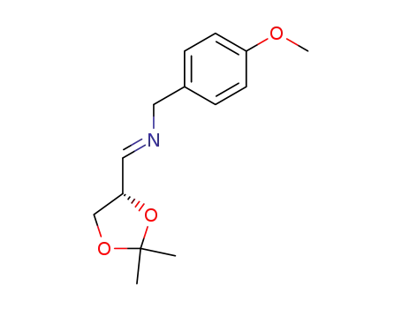 [1-((S)-2,2-Dimethyl-[1,3]dioxolan-4-yl)-meth-(E)-ylidene]-(4-methoxy-benzyl)-amine