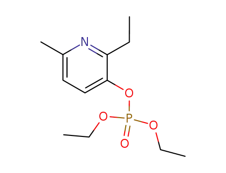 Phosphoric acid diethyl ester 2-ethyl-6-methyl-pyridin-3-yl ester