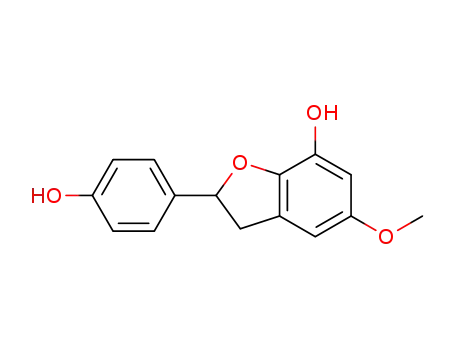 2-(4-hydroxyphenyl)-5-methoxy-2,3-dihydrobenzofuran-7-ol