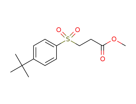 methyl 3-((4-(tert-butyl)phenyl)sulfonyl)propanoate