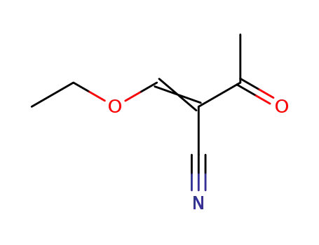 Molecular Structure of 105224-25-7 (2-ETHOXYMETHYLENE-3-OXOBUTANENITRILE)