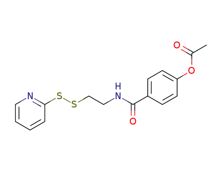 [4-[2-(2-pyridyldisulfanyl)ethylcarbamoyl]phenyl] acetate