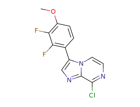 8-chloro-3-(2,3-difluoro-4-methoxyphenyl)imidazo[1,2-a]pyrazine