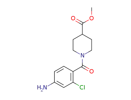 methyl 1-(4-amino-2-chlorobenzoyl)piperidine-4-carboxylate