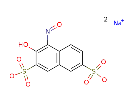 3-Hydroxy-4-nitroso-2,7-naphthalenedisulfonic acid disodium salt cas  525-05-3
