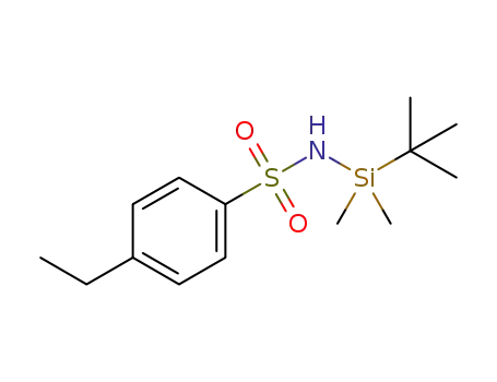 N-(tert-butyldimethylsilyl)-4-ethylbenzene-1-sulfonamide