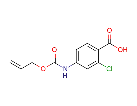 4-(((allyloxy)carbonyl)amino)-2-chlorobenzoic acid