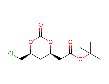 2-((4R,6S)-6-chloromethyl-2-oxo-1,3-dioxan-4-yl)acetic acid tert-butyl ester