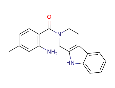(2-amino-4-methylphenyl)(1,3,4,9-tetrahydro-2H-pyrido[3,4-b]indol-2-yl)methanone