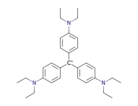 bis[4-(diethylamino)phenyl][4-(diethylammonio)phenyl]methylium