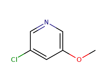 Molecular Structure of 95881-83-7 (3-Chloro-5-methoxypyridine)