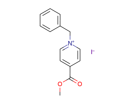 Pyridinium, 4-(methoxycarbonyl)-1-(phenylmethyl)-, iodide