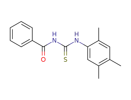 1-Benzoyl-3-(2,4,5-trimethyl-phenyl)-thiourea