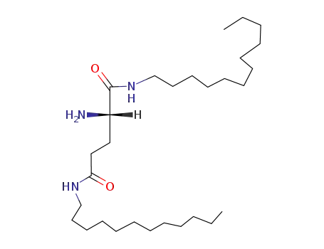 Molecular Structure of 35088-96-1 (Pentanediamide, 2-amino-N,N'-didodecyl-, (S)-)