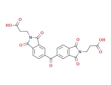 3-{5-[2-(2-Carboxy-ethyl)-1,3-dioxo-2,3-dihydro-1H-isoindole-5-carbonyl]-1,3-dioxo-1,3-dihydro-isoindol-2-yl}-propionic acid