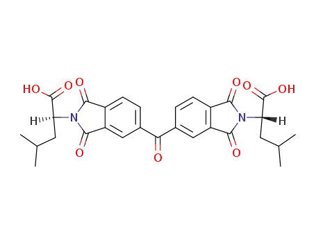 (S)-2-{5-[2-((S)-1-Carboxy-3-methyl-butyl)-1,3-dioxo-2,3-dihydro-1H-isoindole-5-carbonyl]-1,3-dioxo-1,3-dihydro-isoindol-2-yl}-4-methyl-pentanoic acid