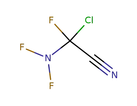 Acetonitrile, chloro(difluoroamino)fluoro- CAS No  144092-38-6