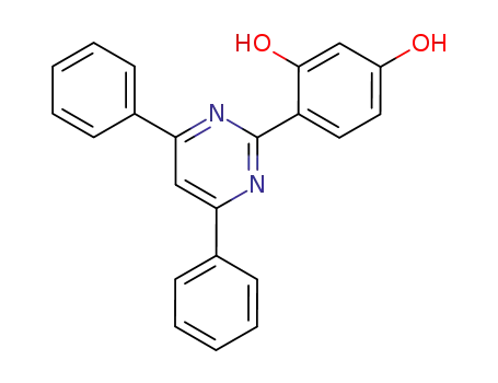 4-(4,6-diphenyl-pyrimidin-2-yl)-benzene-1,3-diol