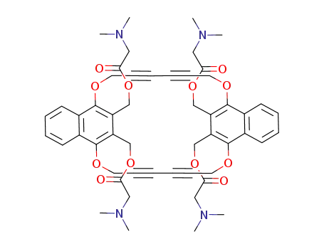 1,8,17,24-tetraoxa-33,34,35,36-tetrakis(N,N-dimethylglycyloxymethyl)<8.8>(1,4)naphthalenophane