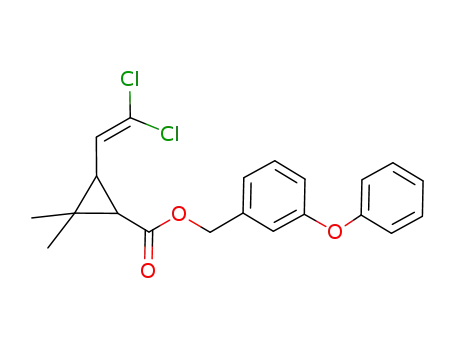 ３－フェノキシベンジル＝３－（２，２－ジクロロビニル）－２，２－ジメチルシクロプロパンカルボキシラート（別名ペルメトリン）