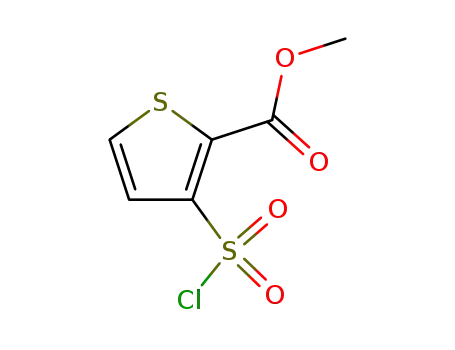2-(carbomethoxy)thiophene-3-sulfonyl chloride