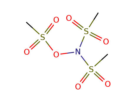 Molecular Structure of 75142-05-1 (Methanesulfonamide, N-(methylsulfonyl)-N-[(methylsulfonyl)oxy]-)