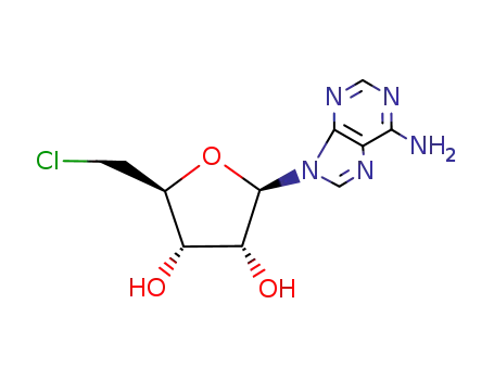 Molecular Structure of 892-48-8 (5'-CHLORO-5'-DEOXYADENOSINE)