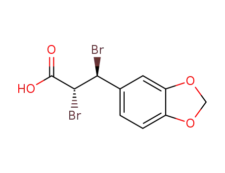 (2RS,3SR)-2,3-dibromo-3-(3,4-methylenedioxyphenyl)propanoic acid